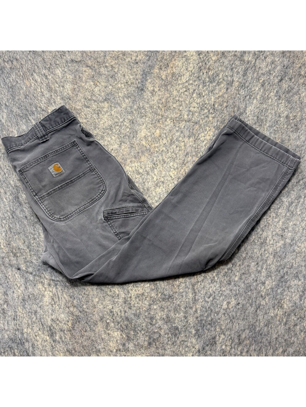 Carhartt Pants Men’s 32x30 Gray Relaxed Fit Canvas Work Utility Straight Leg